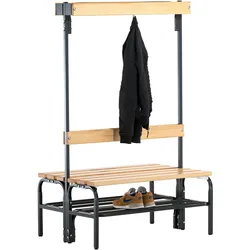 kaiserkraft, Werkstattschrank, Garderobenbank mit Hakenleisten (40 cm, 165 cm)