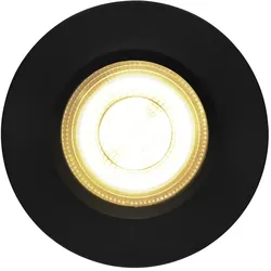 Nordlux Outdoor LED Einbau-Downlight DORADO SMART, 1er-Set, IP65, 4.7W 2200-6500K 360lm, Bluetooth steuerbar, dimmbar, schwarz NORD-2015650103