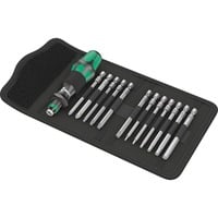 Bicycle Set 2, Bit-Satz schwarz/grün, 13-teilig, in robuster Falttasche
