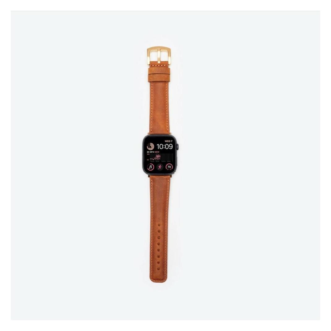 Wachikopa Apple Watch Armband 38-40-41 (Echtes Leder) (G-572679)