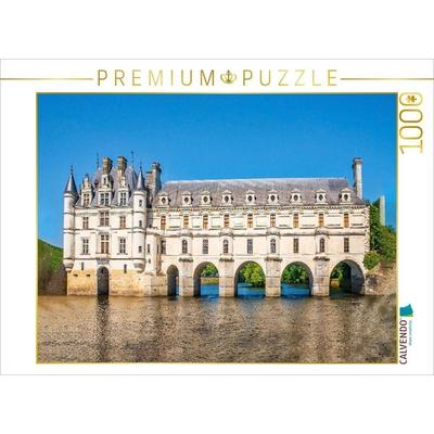 CALVENDO Puzzle Schloss Chenonceau | 1000 Teile Lege-Größe 64x48cm Foto-Puzzle für glückliche Stunden