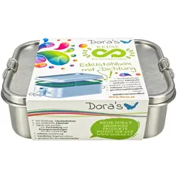 Dora’s Edelstahlbox mit Dichtung 1,2L