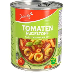 JedenTag Fertiggericht Tomaten-Nudeltopf, mit Gemüse, 800 g