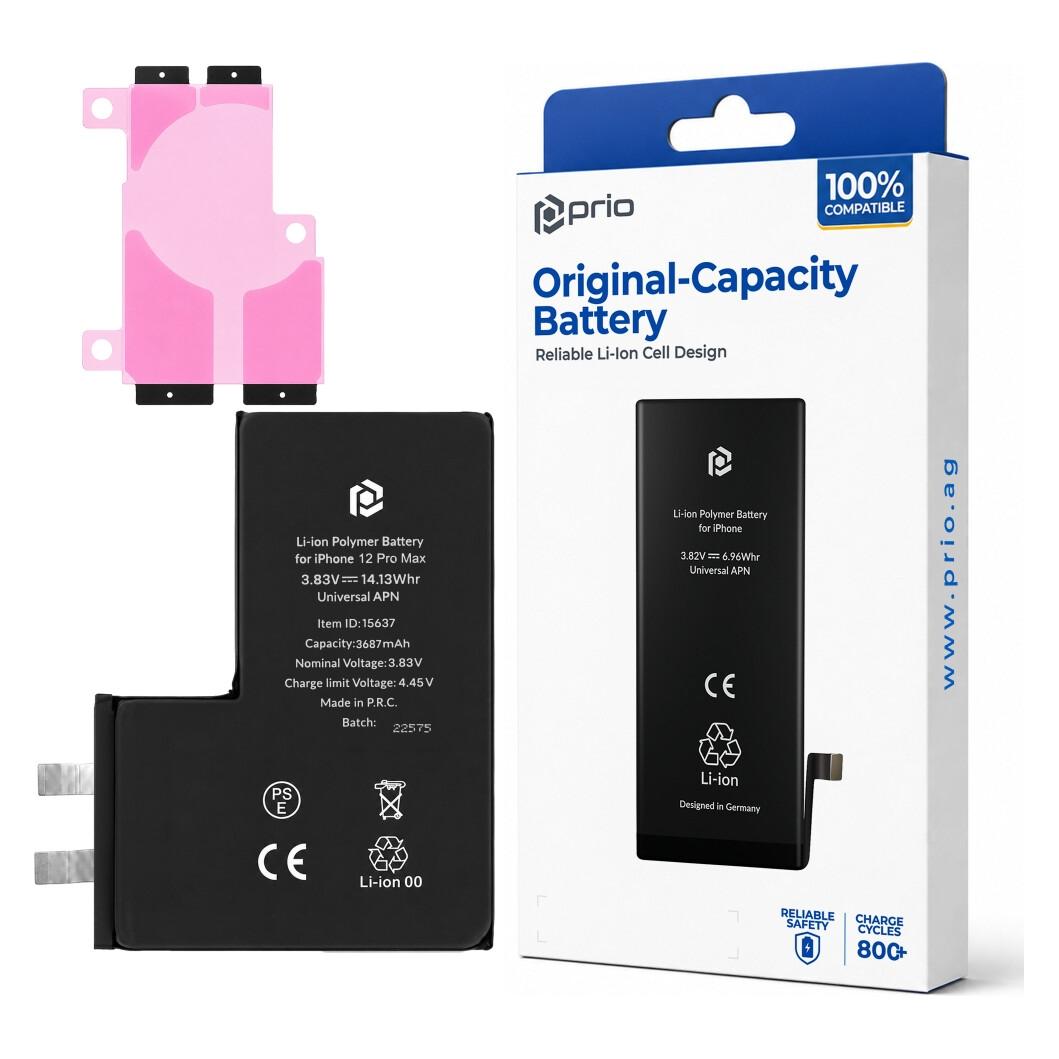prio Batteriezelle für iPhone 12 Pro Max (ohne Flex-Kabel) (PBA-1212)