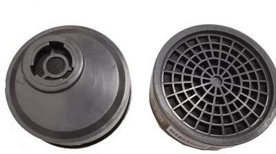 Uplift Picks Half Face Respirator Mask With Dual Filters For Dust And Gas Protection 2 Pcs Filter Box