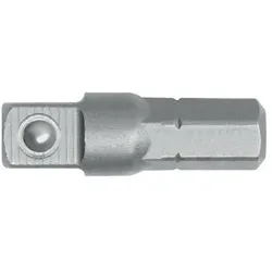 R47100003 Antriebsadapter 1/4" 4-kant x 1/4" 6-kant 25 mm - rot