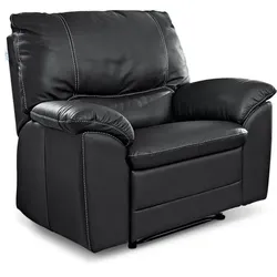 Calia Sessel Marea Leder Nero