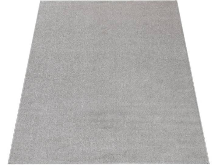 Teppich PACO HOME Porto 890 , silber (silberfarben), B:80cm H:13mm L:250cm, Polypropylen, Teppiche, Teppich, Tapis coureur, poil ras, couleurs unies, idéal dans le hall et la chambre