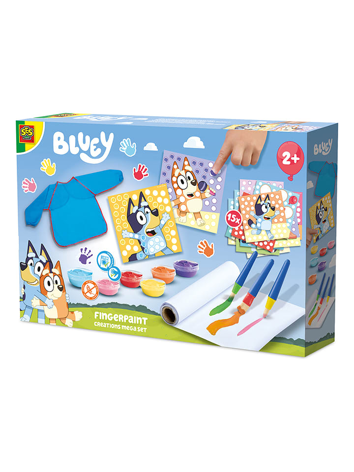 SES Bastelset "Fingerabdruck Bluey Mega-Set" - ab 2 Jahren - onesize