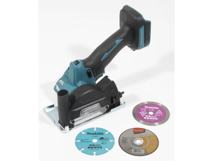 Akku-Winkelschleifer MAKITA DMC300Z , grün (schwarz, petrol), B:104cm H:182cm L:271cm, Schleifmaschinen, Akku-Winkelschleifer, ohne Akku und Ladegerät, 18V