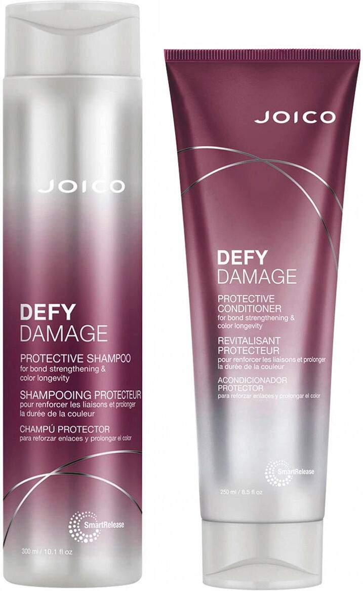 550ml JOICO DEFY DAMAGE Protective Set (Shampoo 300ml + Conditioner 250ml)