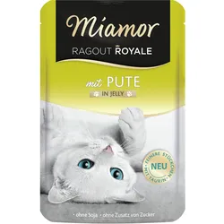 Miamor Ragout Royale 100g Beutel Katzennassfutter 22 x 100 Gramm Pute in Jelly