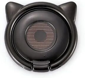 Modern Mode Marketplace Cute Cat Phone Ring Stand Magnetic Rotating Grip black