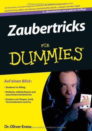 Oliver Erens - Zaubertricks für Dummies (Fur Dummies) - Preis vom 09.10.2026 07:28:09 h