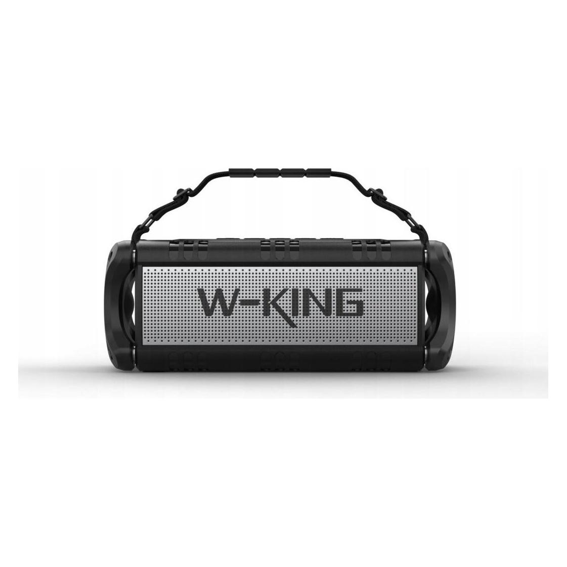 W-king Głośnik Przenośny głośnik bezprzewodowy D8 czarno- srebrny (D8-BLK/S)