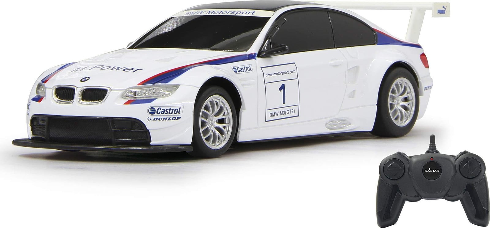 Jamara Germany BMW M3 Sport schaalmodel 1:24 wit 40MHz