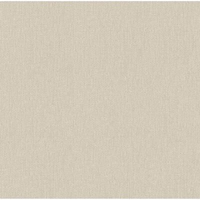 A-Street Prints Sydney Beige Faux Linen Wallpaper