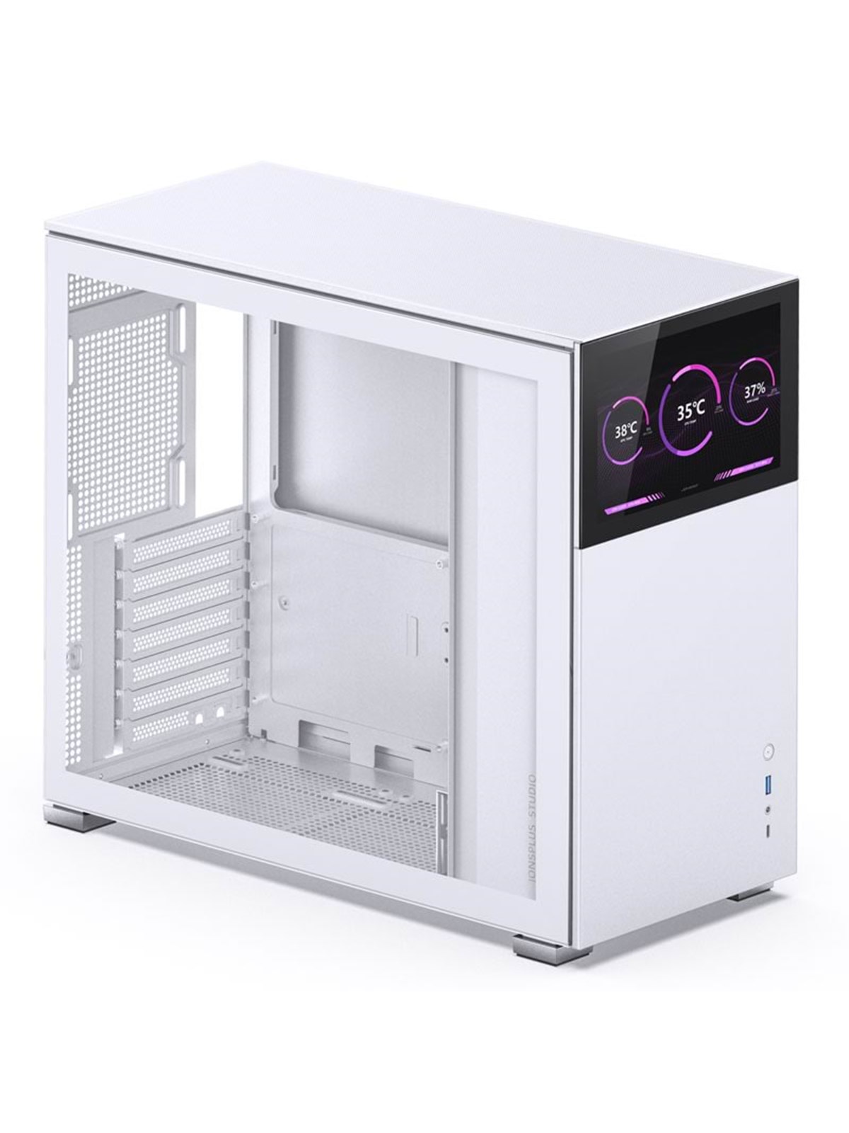 Jonsbo D41 screen - white - Gehäuse - Miditower - Weiß