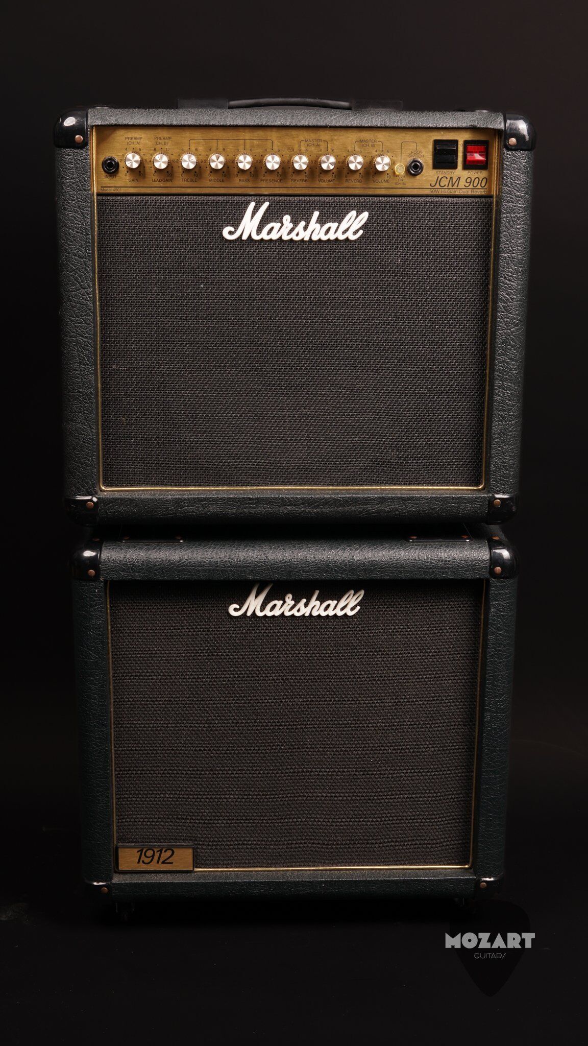 JCM 900 Modèle 4501 Combo + Marshall 1912 enceinte 1x12   noir - Refurbished
