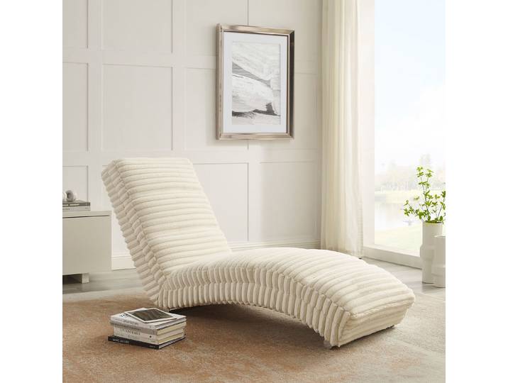 SalesFever Relaxliege Komfortable Relaxliege, Quergesteppt, Oeko-Tex zertifizierter Bezug, PFC-frei