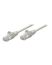 Intellinet Patch-Kabel RJ-45 M M 10 m UTP CAT 5e glatt mit Knickschutz Grau (325950)