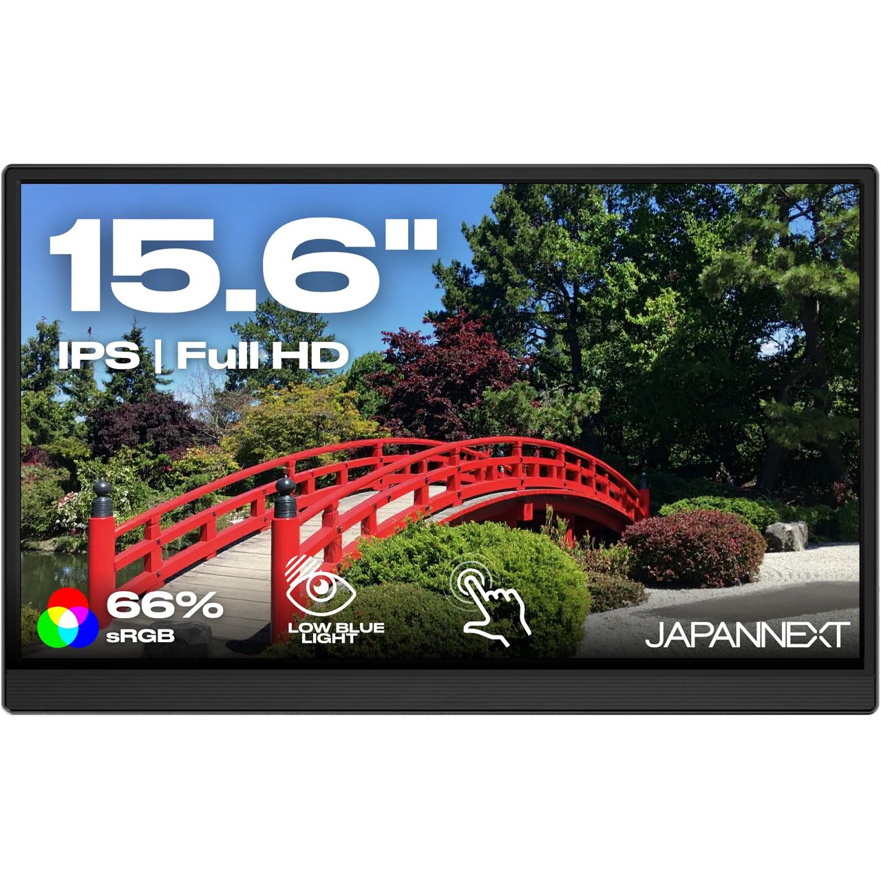 15,6" (39,62cm) JAPANNEXT JN-MD-i156F-T-LE schwarz 1920x1080 1xMini-HDMI