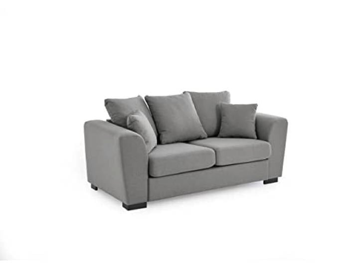 Atlantic Home Collection 2-Sitzer Sofa Mississippi, 196/91/84 cm, Grau