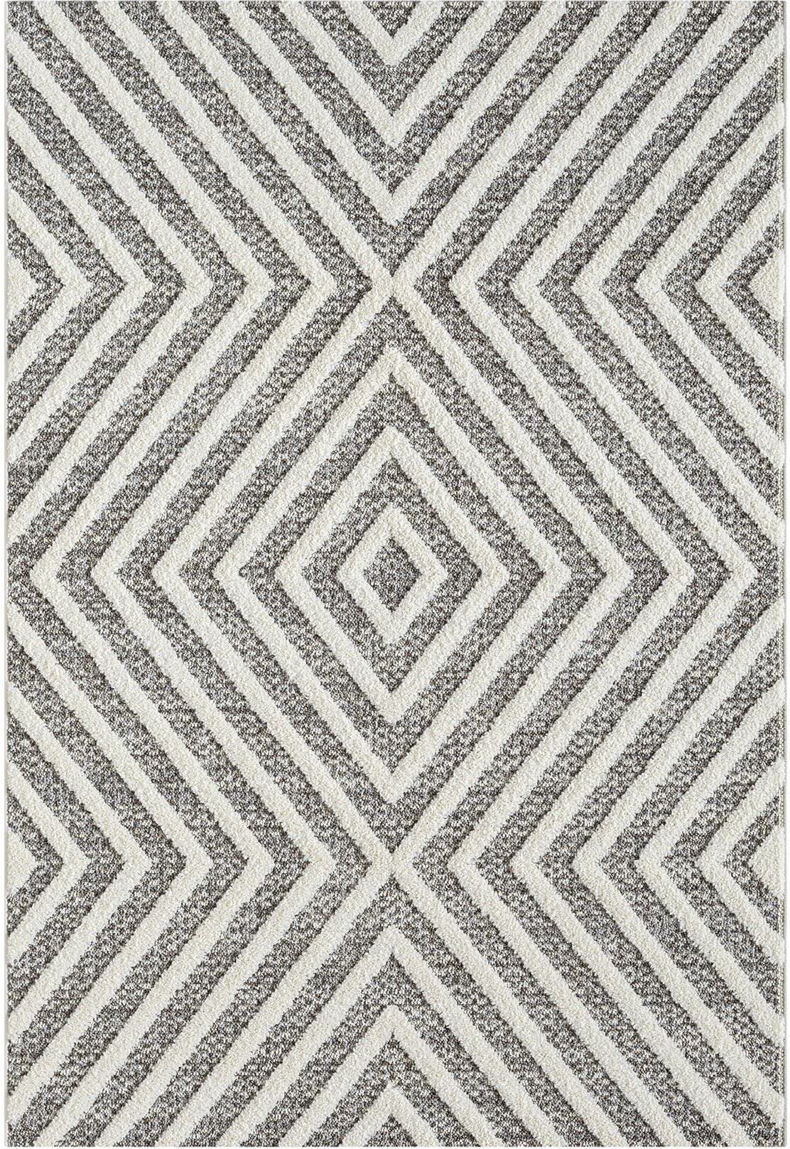 Teppich "Conceptum Hypnose Sevilla 5506", grau, B:120cm L:180cm, Polyester, Teppiche, Teppich grau B : 120cm 1 Stk., L: 180cm