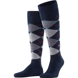 BURLINGTON Preston Herren Kniestrümpfe, Größe 40 in Blau Blau