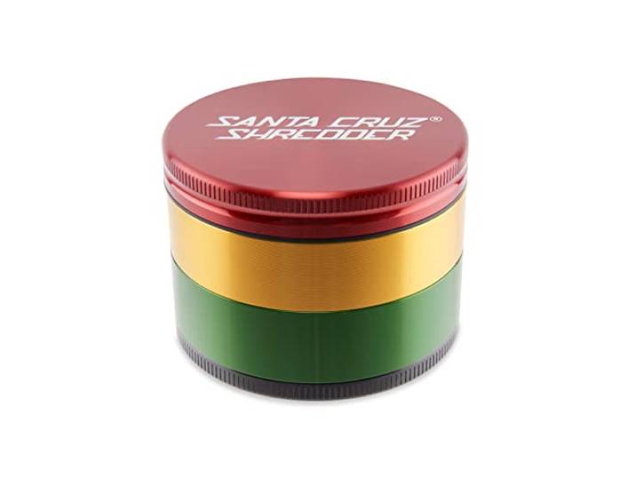 Santa Cruz Shredder Kräuter- und Gewürzmühle, (groß (6,9 cm), Rasta)