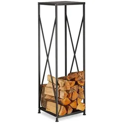 relaxdays Kaminholzregal aus Stahl