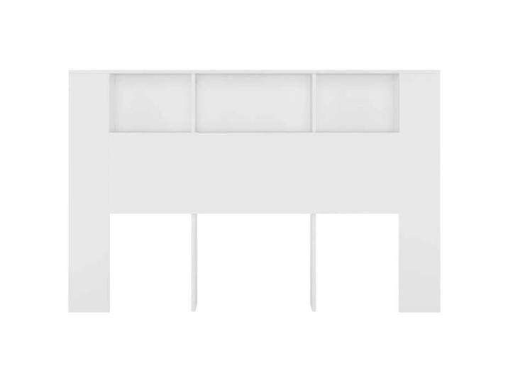 Accessoire lit avec rangement Blanc - LEMON® Armoire de tête de lit Blanc - 160x18 5x104 5cm 645 - Soldes
