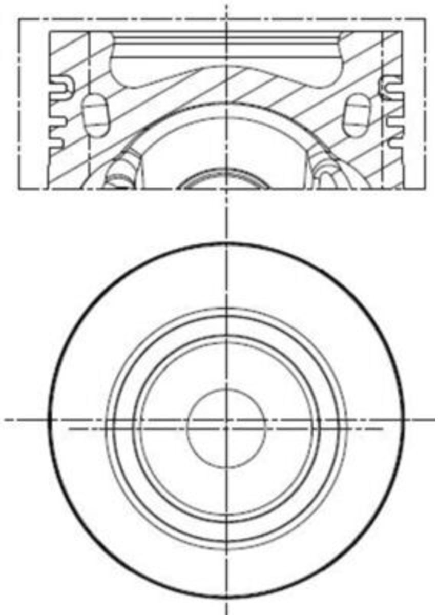 Kolben MAHLE 028 PI 00141 002