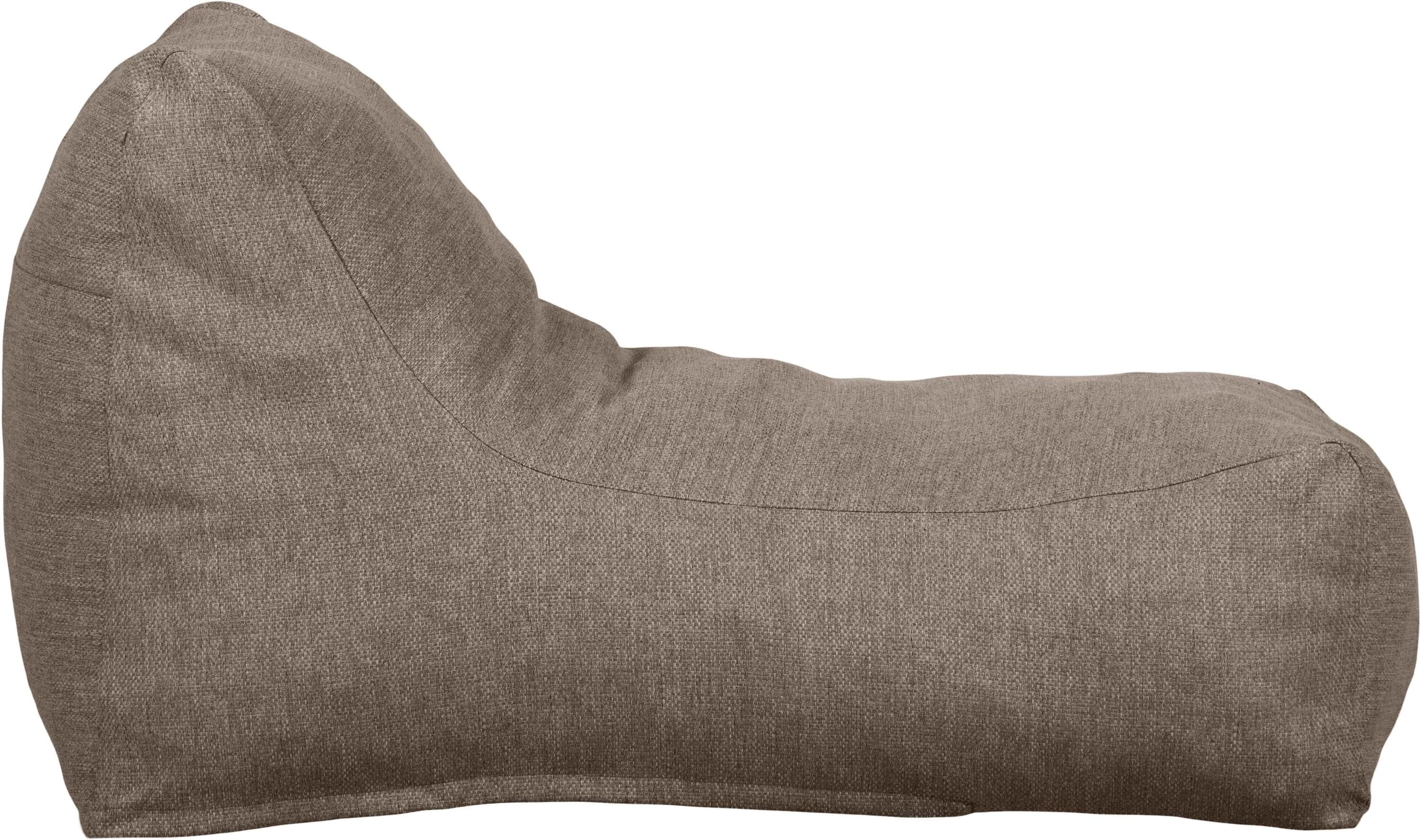 Sitzsack SCHOU "Rune 63 x 107 x 69cm", braun, B:63cm H:107cm T:69cm, Polyester, Sitzsäcke, Sitzsack, Komfortabler, wetterbeständiger Stuhl braun B/H/T: 63cm x 107cm x 69cm