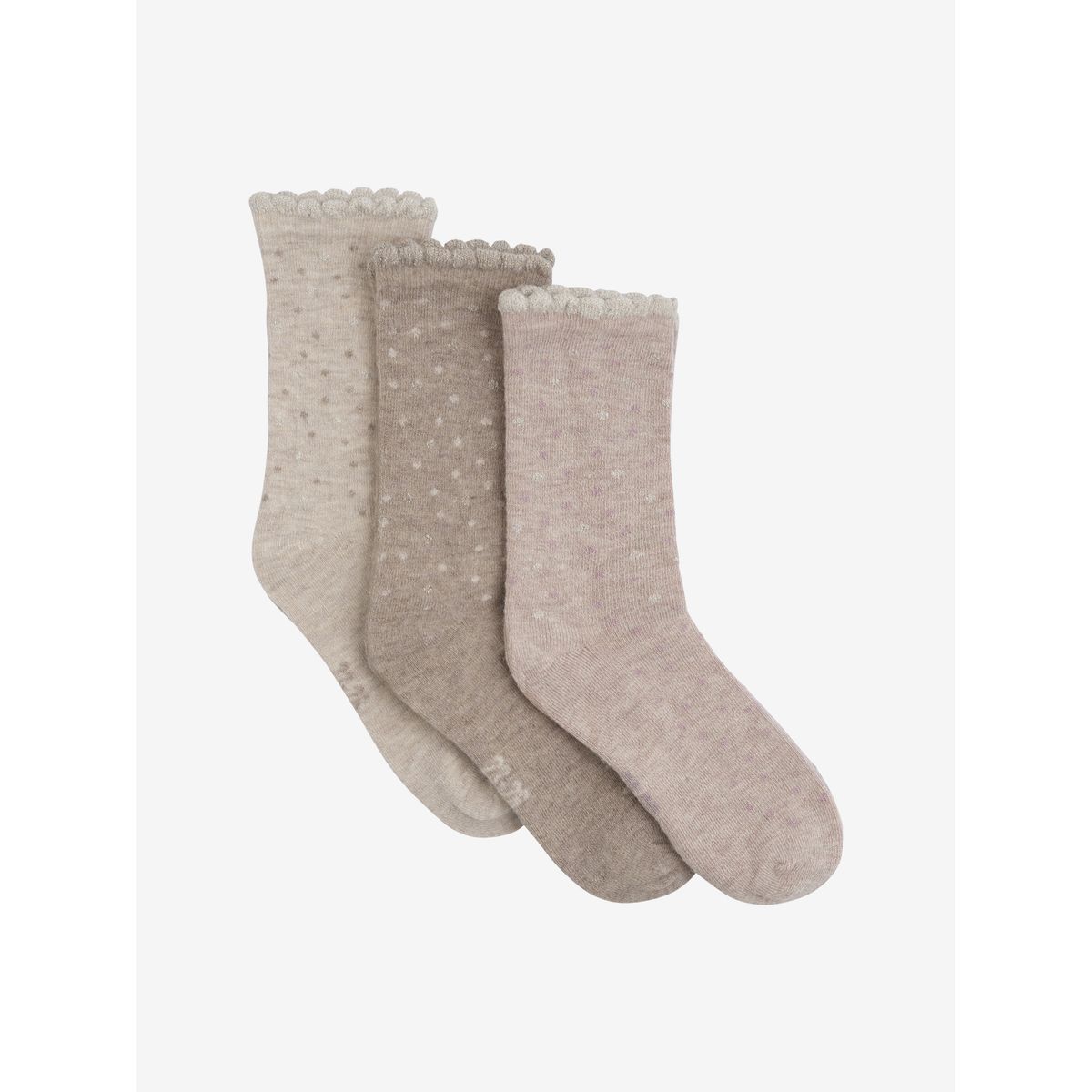 Minymo Wool Socks 3-Pack burnished lilac (518) 27\30 6844-518-27\30