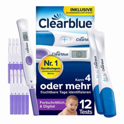 WICK Pharma - Zweigniederlassung der Procter & Gamble GmbH CLEARBLUE Ovulation u.Schwangerschaftstest Kombip. 12 St 19455619