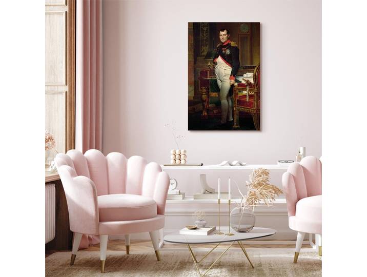 Leinwandbild Napoleon Bonaparte Filz Braun/Braun 60 x 90cm