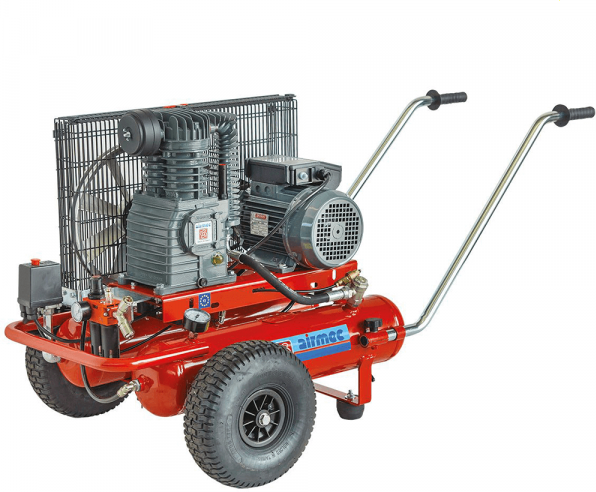 Airmec 410 L/min - Motocompressore con motore elettrico - Compressore da cantiere