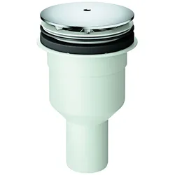 GROHE Ablaufgarnitur für Duschwanne 49533 D: 112 mm Abgang senkrecht chrom, 49533000 49533000
