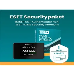 Reiner SCT Authenticator mini + ESET Home Security Premium, Speicherkartenlesegerät