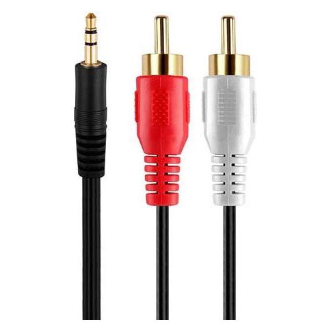 Vega 3M Stereokabel Cinch RCA auf 3,5 Zoll Buchse (3 m, Cinch Kabel) (43095693)