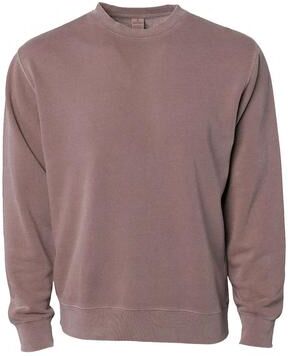 Independent Trading Co. PRM3500 Men's Pigment Dyed Crew Neck Pullove T-Shirt in Clay size Small   80/20 Cotton/Polyester