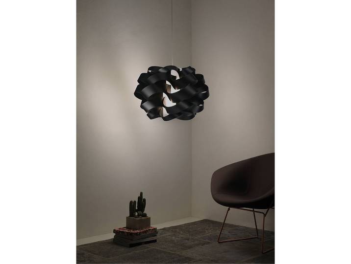 Pendelleuchte Cloud Ø 60cm Schwarz/Schwarz Kunststoffart: Polyacryl Material: Kunststoff E27