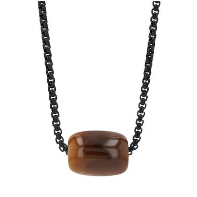 Kette ohne Anhänger ADELIA´S "Halskette mit Anhänger – aus Edelstahl", schwarz, Halsketten, Damen, 61cm, Edelstahl, Ein stilvolles Geschenk für besondere Momente
