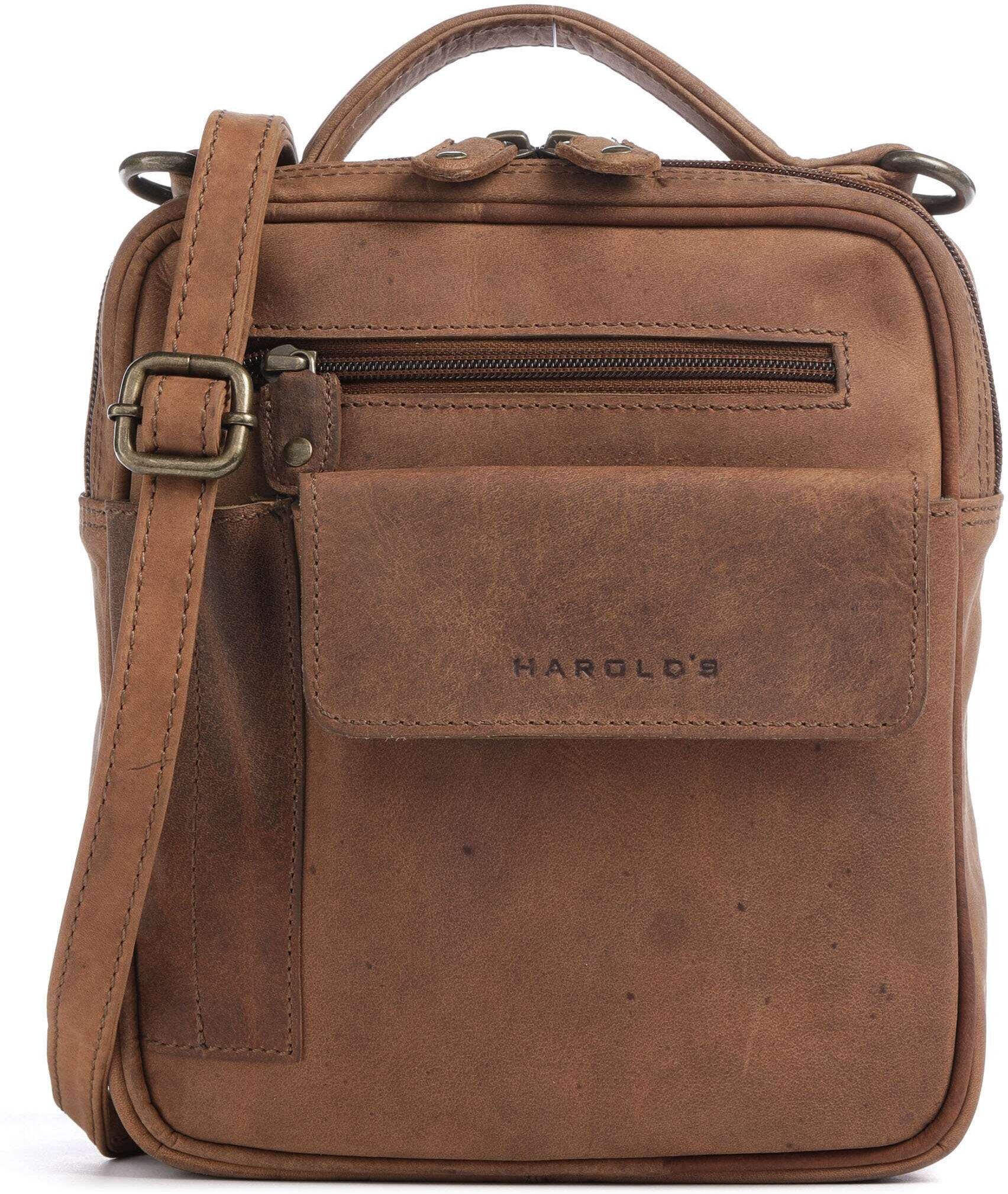 Harold's Antic M Umhängetasche aus Leder, braun