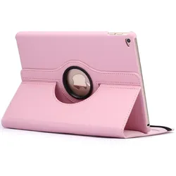 Schutzhülle für iPad Air Tablet Hülle Schutz Tasche Case Cover Pink 360 Grad drehbar Rotation Bumperr