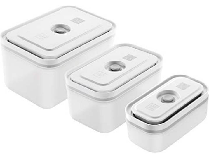 ZWILLING Set de 3 boîtes sous-vide - plastique - rectangulaire - S/M/L