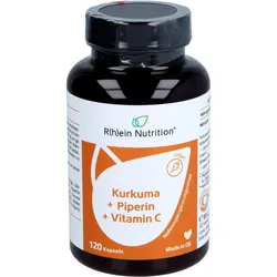 Kurkuma 95% Curcumin + Piperin + Vitamin C Vegan 120 ST