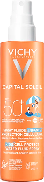 Vichy Capital Soleil Cell Protect Spray Invisível Crianças FPS50+ 200ml