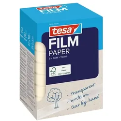 tesa 8er-Pack Klebefilm »Paper« 19mm/66m, 1.9 cm
